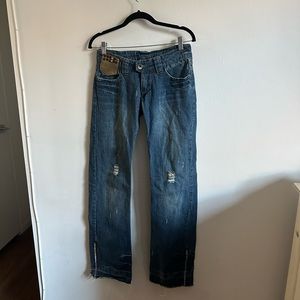 Matt Davis Italia jeans. Y2K low rise straight legged. Size 24. Amazing fit.